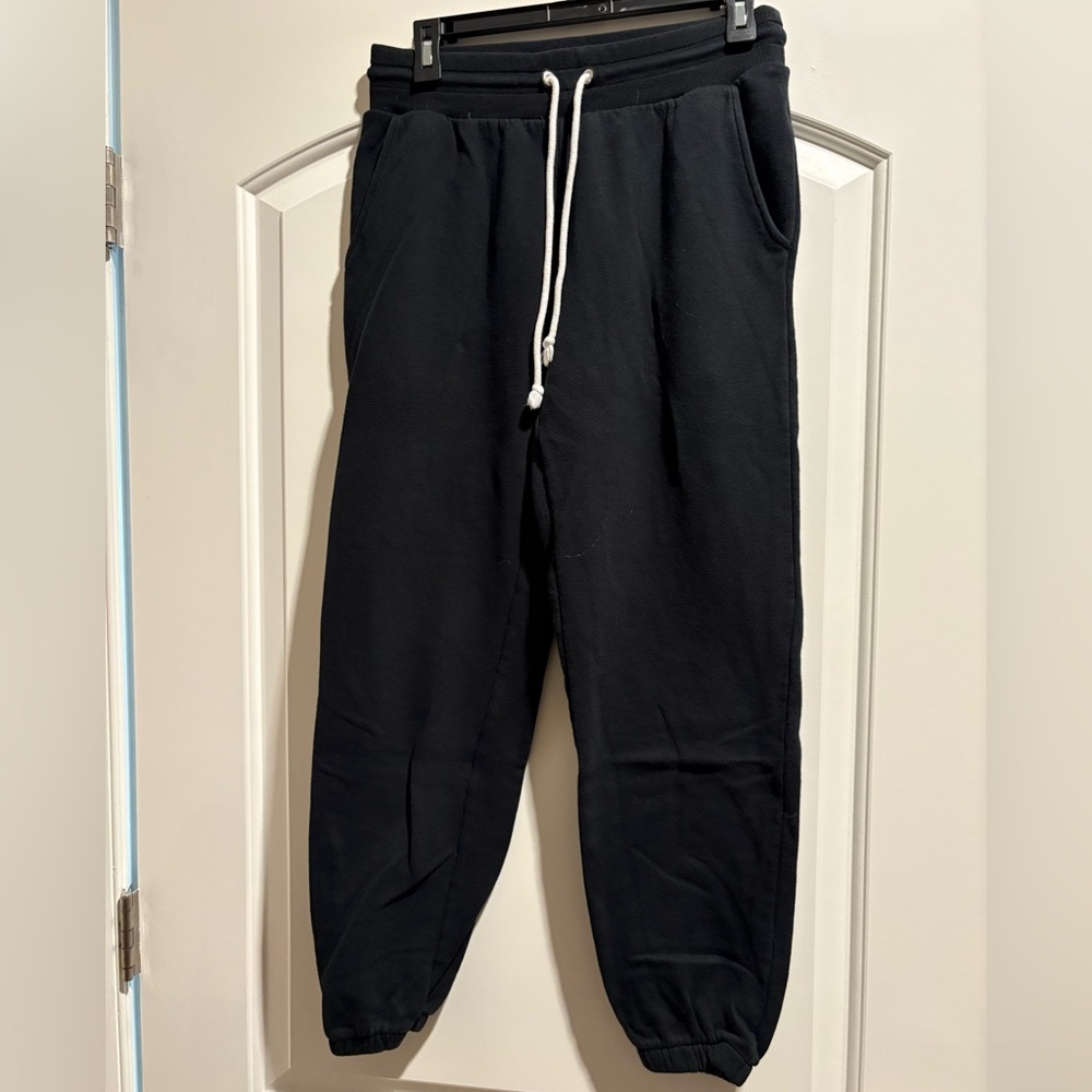 Wild Fable Black Joggers with White Drawstring